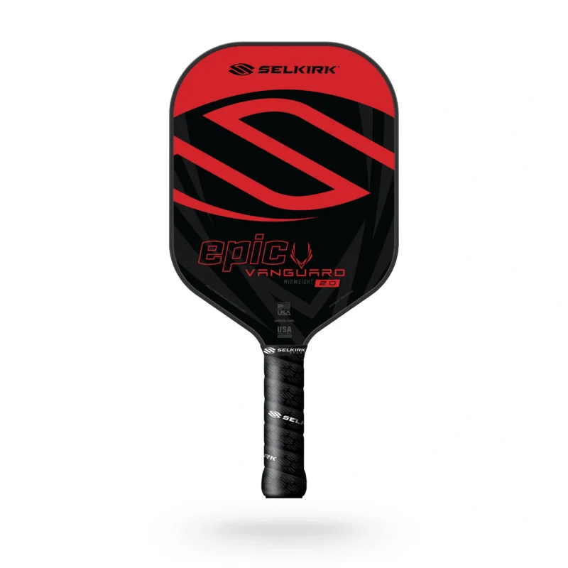 Selkirk Vanguard 2.0 Series Hybrid Epic Midweight Red Pickleball Paddle