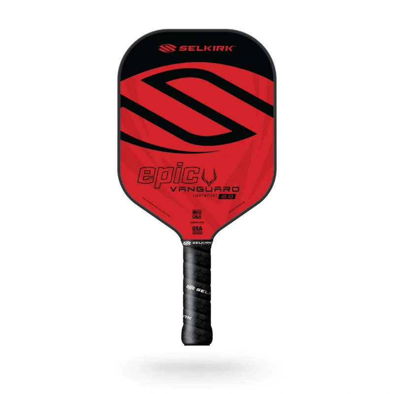 Selkirk Vanguard 2.0 Series Hybrid Epic Lightweight Red Pickleball Paddle