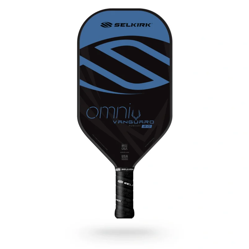 Selkirk Vanguard 2.0 Series Hybrid Omni Midweight pagaia da pickleball blu