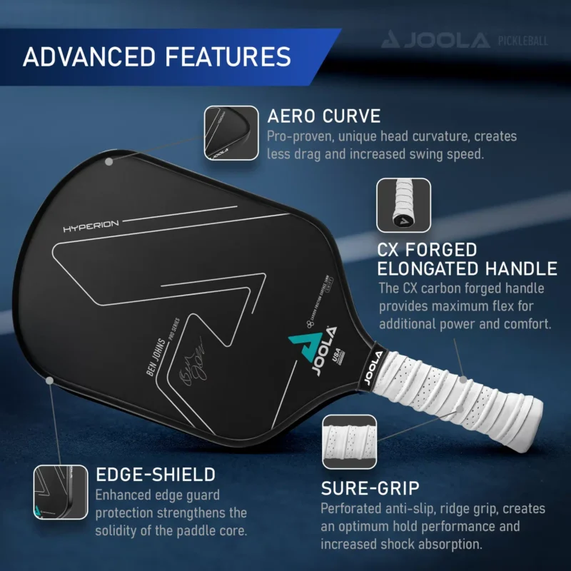 Joola Ben Johns Hyperion CFS 16 Swift Paddle per pickleball
