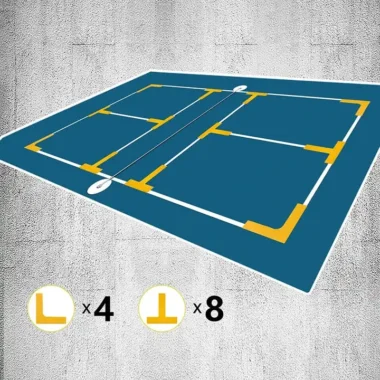 Gelbe Pickleball Feldmarkierung - Eco Walker