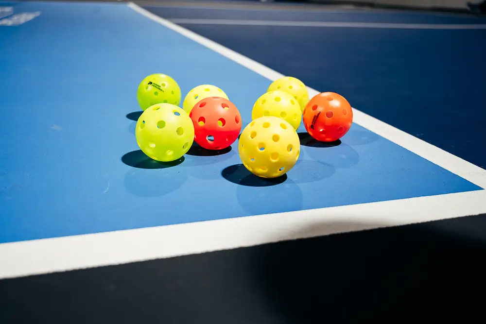 Selezione di palline da pickleball