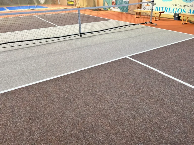 Pickleball Platz aus Teppich