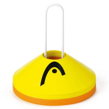 Coni di allenamento HEAD, curvi, 20 pezzi per l'allenamento del pickleball