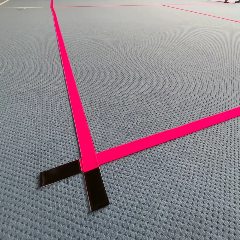 Segnapunti per l'intero campo da pickleball in rosa