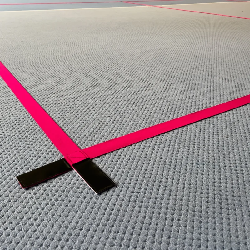 Segnapunti per l'intero campo da pickleball in rosa