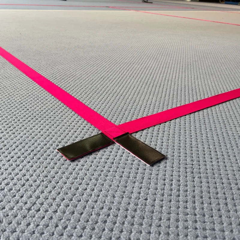 Segnapunti per l'intero campo da pickleball in rosa