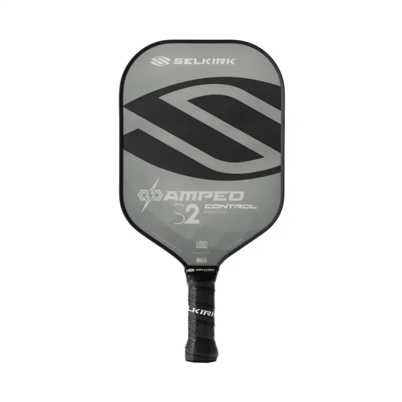 Selkirk AMPED Control S2 Pagaia da pickleball di peso medio grigio