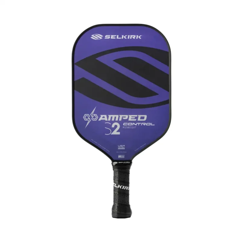 Selkirk AMPED Control S2 Pagaia da pickleball di peso medio viola