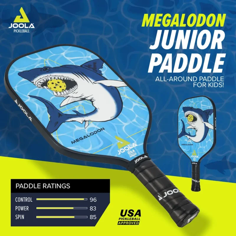 JOOLA Megalodon Junior Pickleball Paddle - Shark