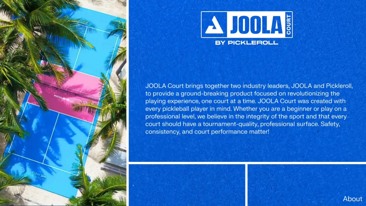 Campo da Pickleball JOOLA Campo mobile PickleRoll