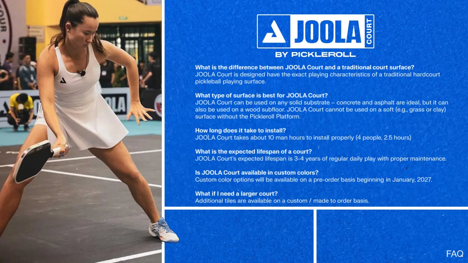 Campo da Pickleball JOOLA Campo mobile PickleRoll
