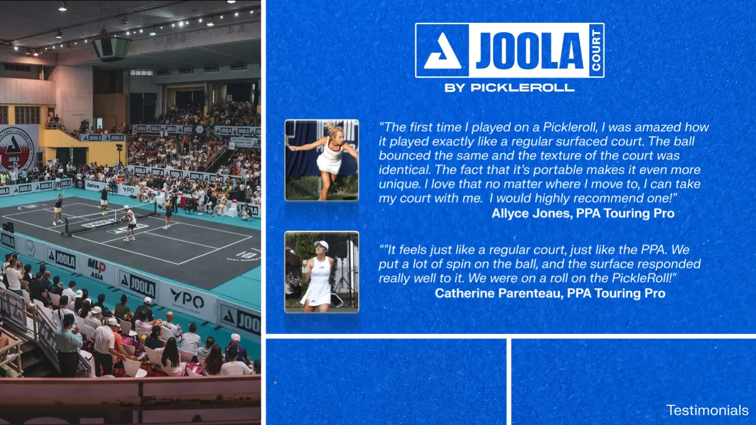 Campo da Pickleball JOOLA Campo mobile PickleRoll